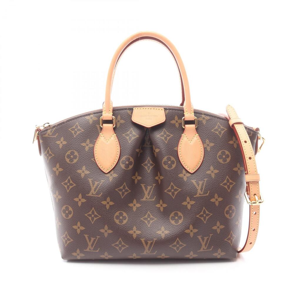 Louis Vuitton Boetie NM Handbag canvas leather Monogram brown